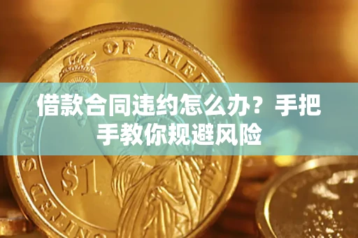济南借款合同违约怎么办？手把手教你规避风险