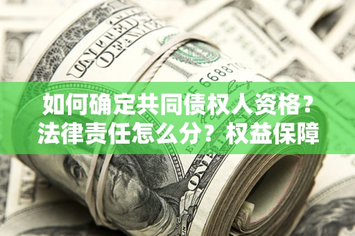 济南如何确定共同债权人资格？法律责任怎么分？权益保障技巧揭秘！