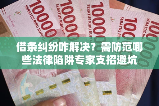 济南借条纠纷咋解决？需防范哪些法律陷阱专家支招避坑