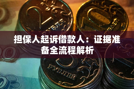 济南担保人起诉借款人：证据准备全流程解析