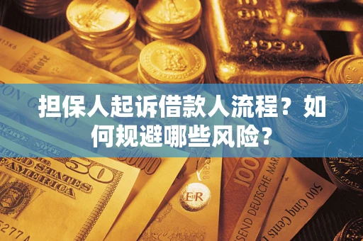 济南担保人起诉借款人流程？如何规避哪些风险？