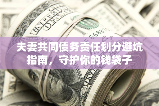 济南夫妻共同债务责任划分避坑指南，守护你的钱袋子