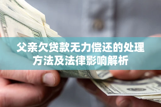 济南父亲欠贷款无力偿还的处理方法及法律影响解析