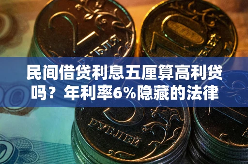 济南民间借贷利息五厘算高利贷吗？年利率6%隐藏的法律风险全解析